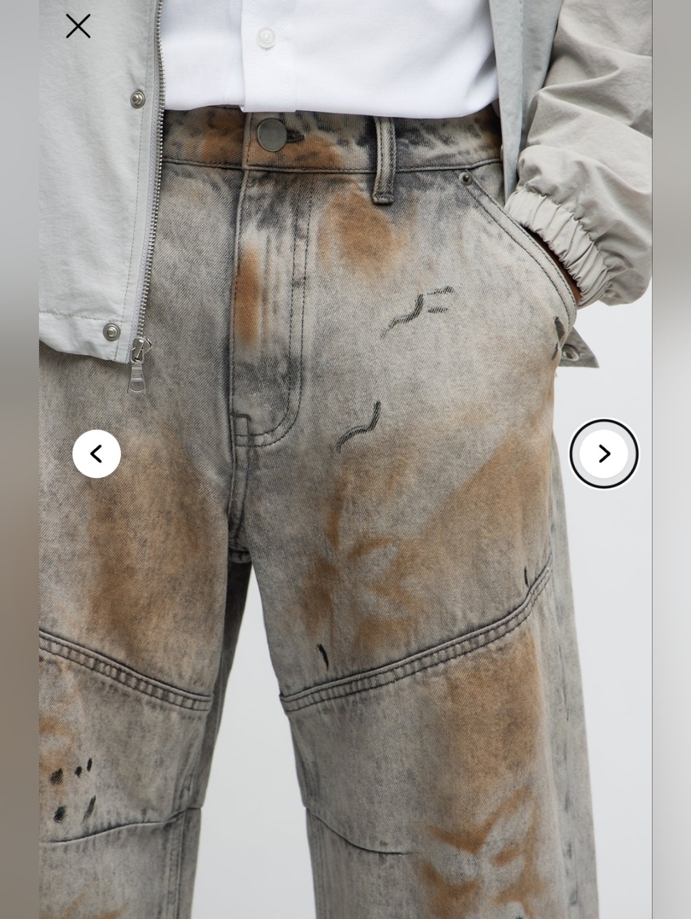 Fashion Nova Mens Barrel Working Days Jeans - Picture 2 of 6